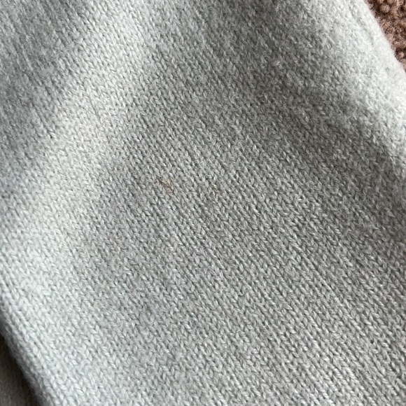 Tory Burch Merino Wool Light Baby Blue Crewneck Sweater - Picture 6 of 9